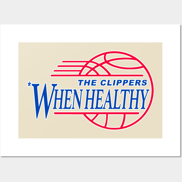 The L.A. Clippers (When Healthy) Wall Art by dsuss